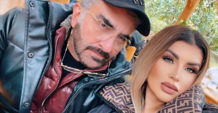 Novia de Vicente Fdez Jr. criticada por posar muy cerca de Nodal y Maluma