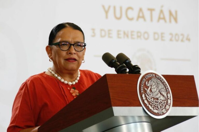 Rosa Icela Rodríguez, titular de la Secretaría de Seguridad y Protección Ciudadana, pide a la ONU frenar el tráfico de armas