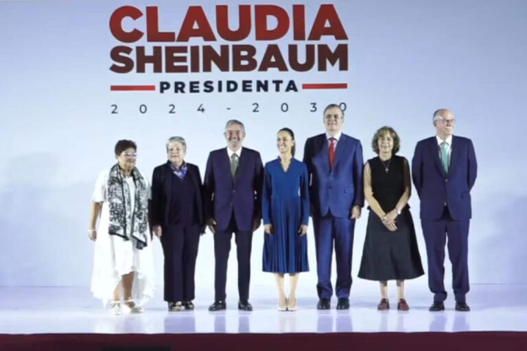 Claudia Sheinbaum presenta oficialmente a los primeros integrantes de su gabinete durante su mandato