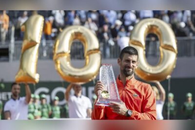 Novak Djokovic llega a la cifra de 100 títulos