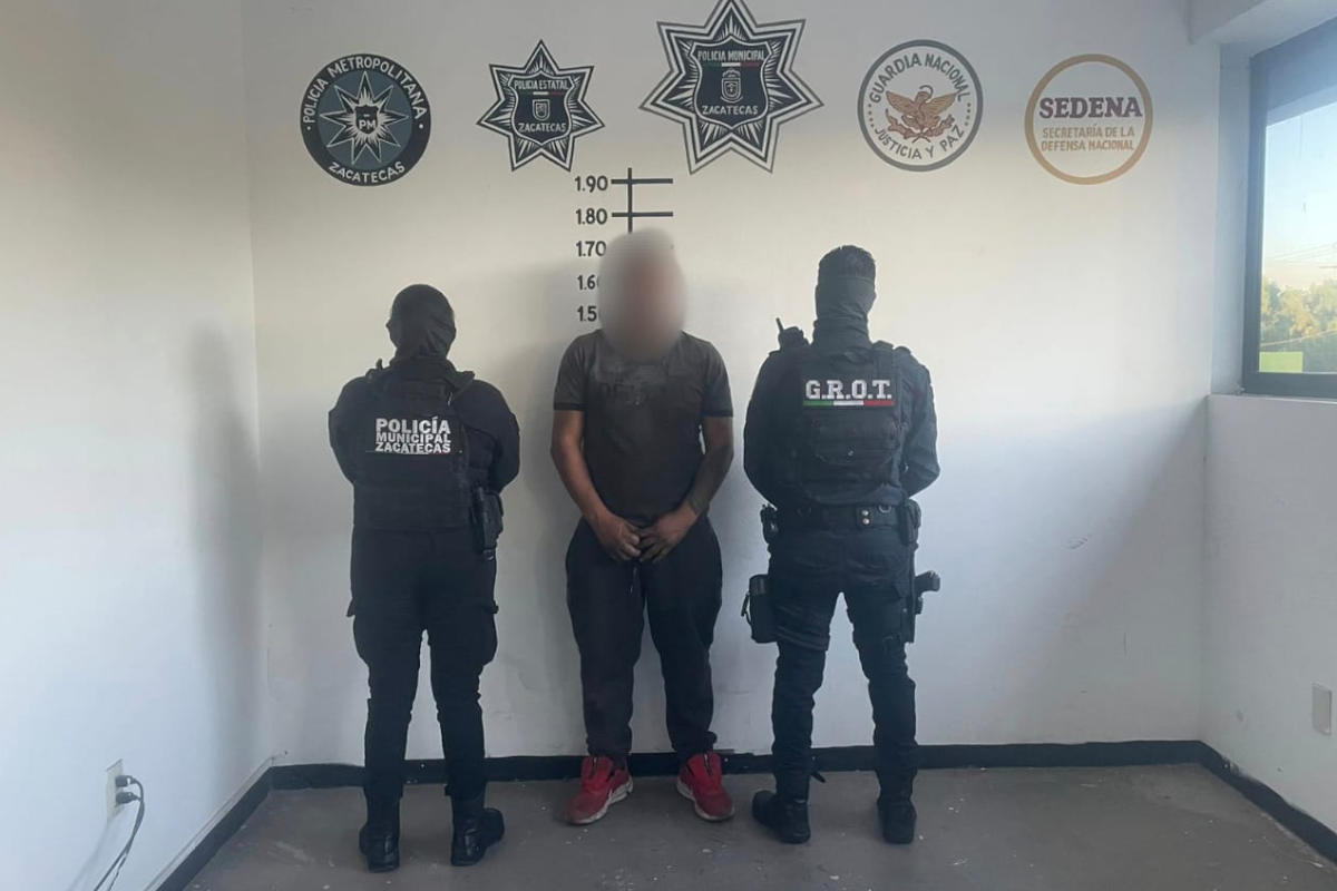 Detienen a cuatro personas tras fuerte agresión a bombero de PC Municipal de Zacatecas