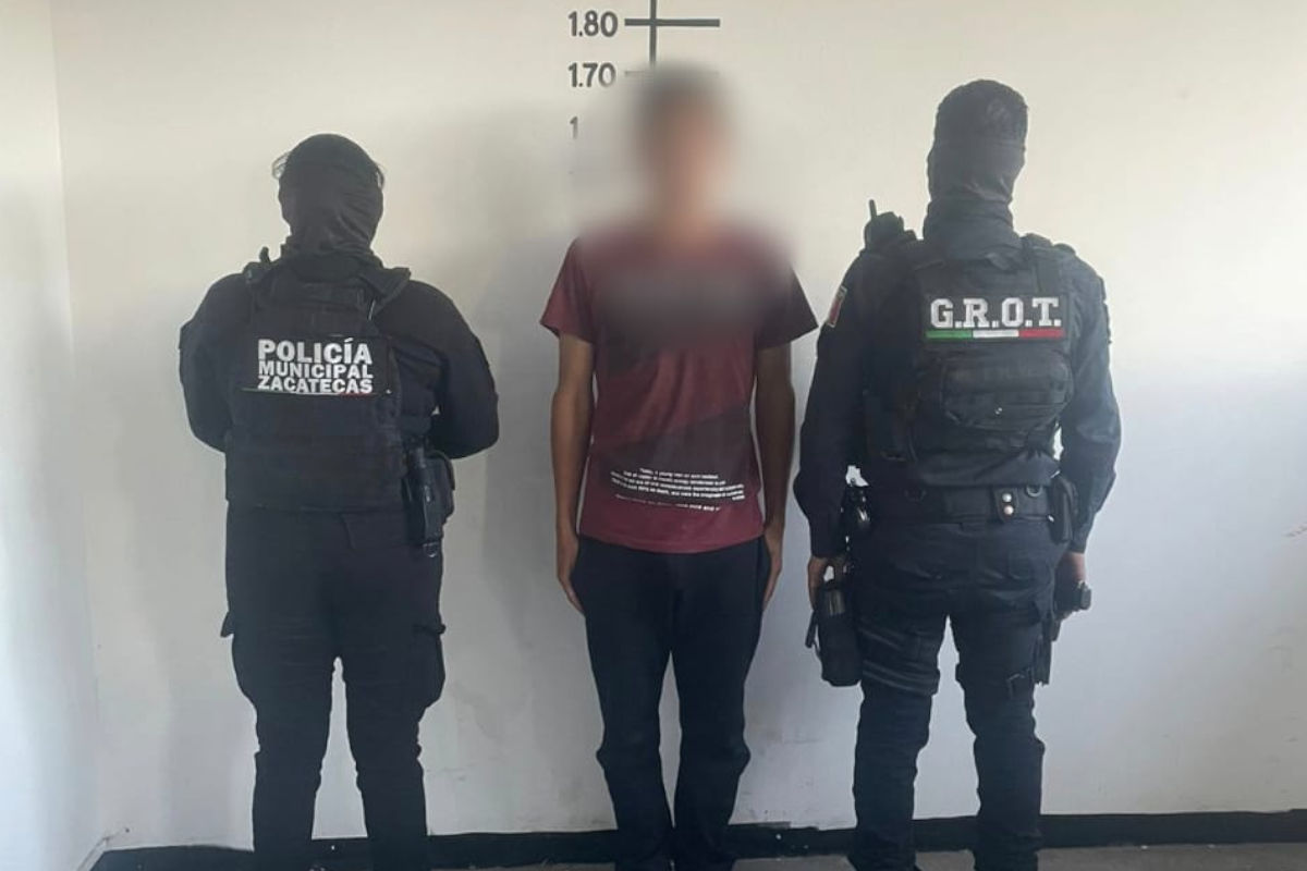 Detienen a cuatro personas tras fuerte agresión a bombero de PC Municipal de Zacatecas