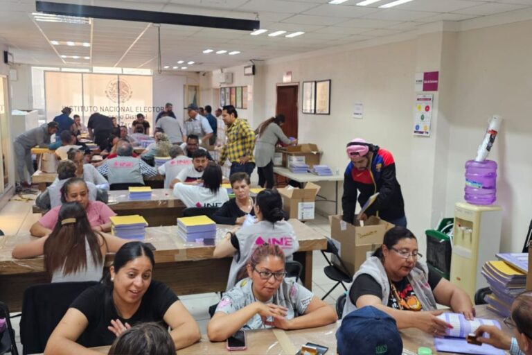 INE recibe más de 1 millón 900 mil boletas para el proceso electoral del poder judicial