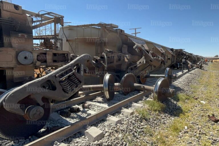 17 vagones se descarrilan en la comunidad Estación San José