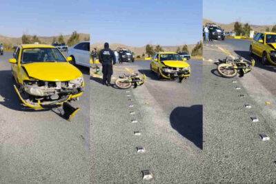 Choca vehículo contra motocicleta en vialidad Manuel Felguérez en Zacatecas