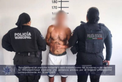 Detienen a hombre por presuntas amenazas en la colonia Lázaro Cárdenas
