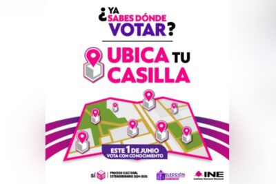 Dónde ubicar tu casilla para participar en la jornada de la Elección judicial 2025