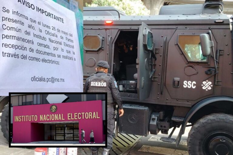 INE decide suspender actividades presenciales ante protesta de la CNTE