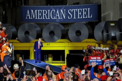 Trump amenaza con duplicar los aranceles al acero hasta el 50%