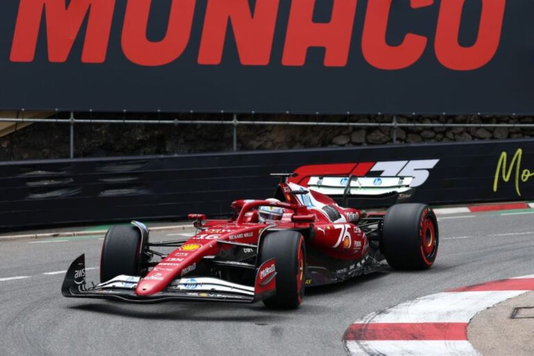 Charles Leclerc realiza el mejor tiempo en casa en el GP de Mónaco 2025
