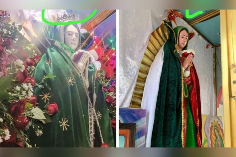 Roban la corona de la Virgen de Guadalupe en Santiago Miahuatlán
