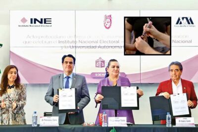 Acuerdan INE y UAM producir tinta indeleble para el proceso de Elección Judicial