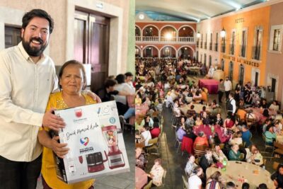 Diputado Santos González festeja el Día de la Madre con mujeres zacatecanas