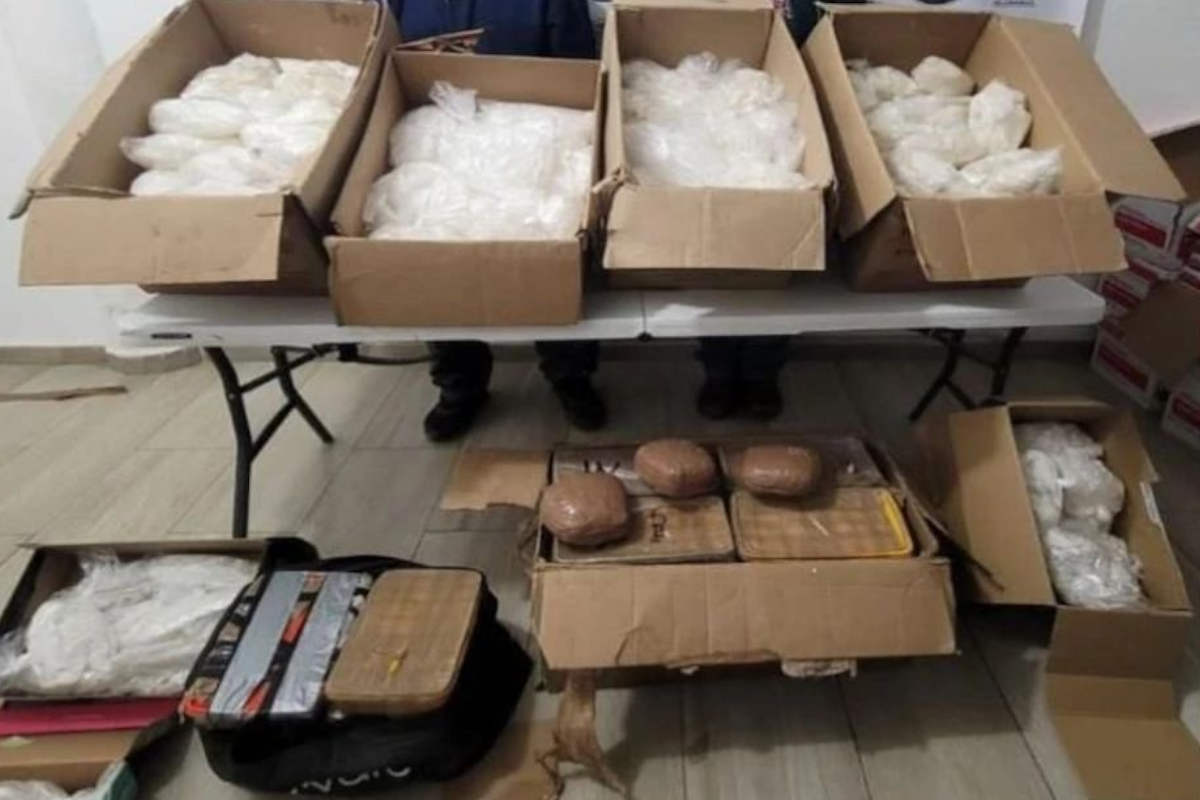 Detienen a dos hombres con más de 100 kilogramos de droga en Huatabampo, Sonora; la carga provenía de Zacatecas