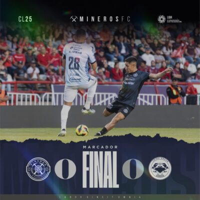 Mineros cae en semifinales ante Tampico Madero pese a gran apoyo de su afición