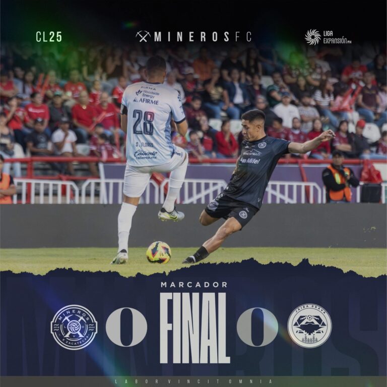 Mineros cae en semifinales ante Tampico Madero pese a gran apoyo de su afición