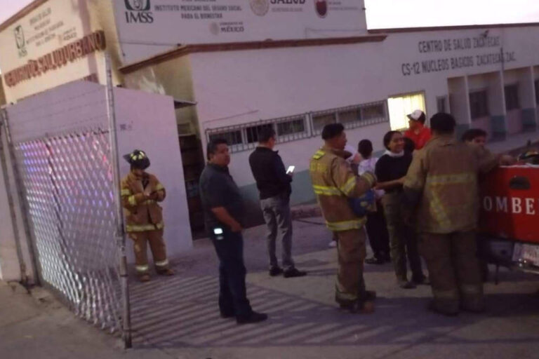 Conato de incendio en centro de salud de Zacatecas es controlado por Protección Civil