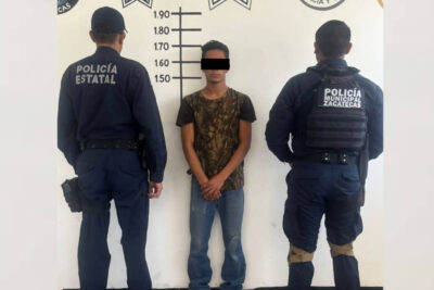 Detienen a Luis “N” por presunto narcomenudeo en Cieneguillas; esto es lo que llevaba consigo