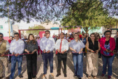 Pepe Saldívar entrega rehabilitación de parque en Villas de Guadalupe