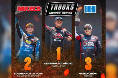 Se corta la racha de triunfos de Mateo Girón quien suma otro podio en Aguascalientes