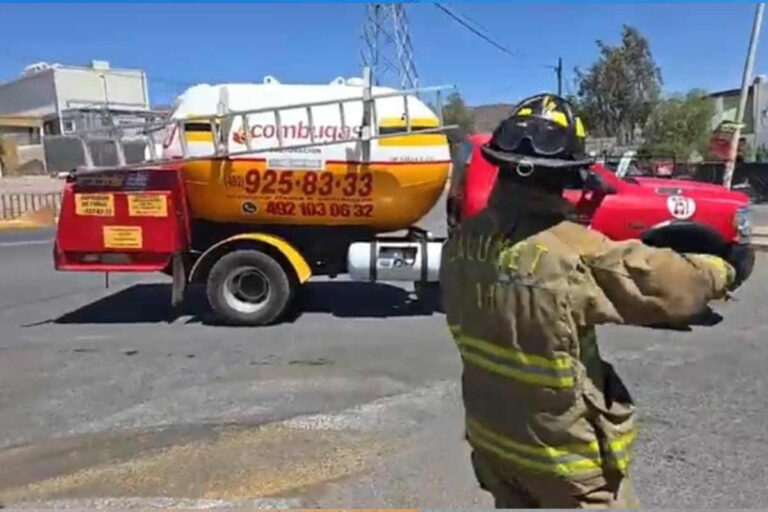 Ayuntamiento de Zacatecas implementa operativo de vigilancia en tanques de gas y camiones repartidores