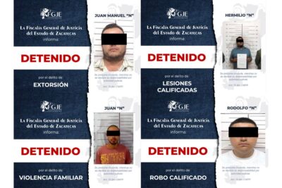 FGJEZ y Mesa de Paz cumplimentan órdenes de aprehensión y comparecencias