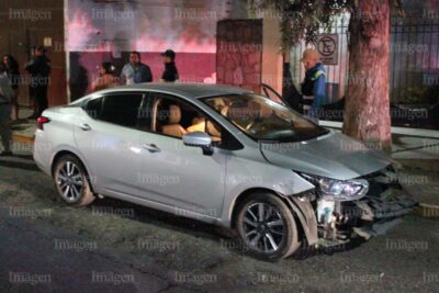 Se desata persecución debido a un choque y huida de los responsables en Fresnillo
