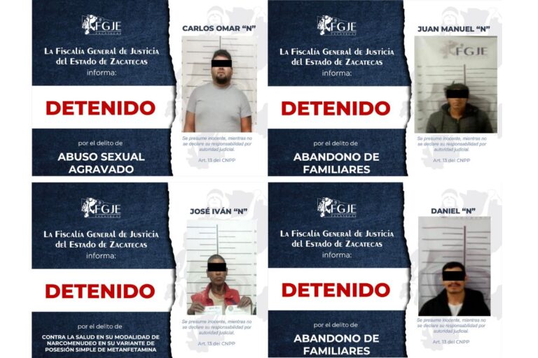 FGJEZ y Mesa de Paz cumplimentan órdenes de aprehensión