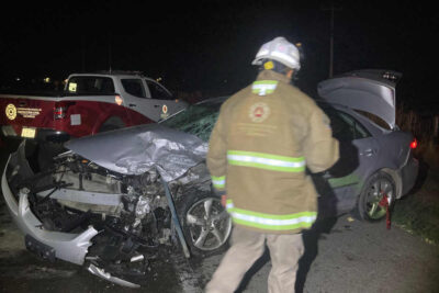 Accidente vehicular en la carretera Trancoso–Ojocaliente deja dos personas sin vida