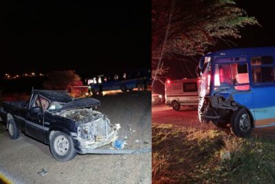 Se registra accidente en las calles Arco y Zinc del fraccionamiento Los Balcones de Fresnillo
