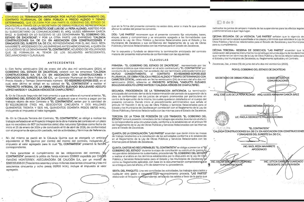 GODEZAC cancela oficialmente construcción del viaducto elevado en Zacatecas