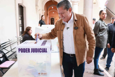 David Monreal vota en la Elección Judicial 2025: “Es un momento histórico”