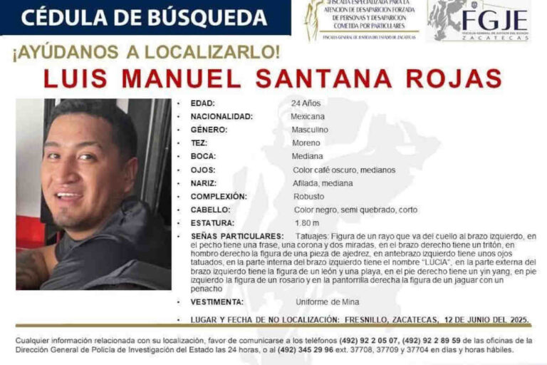 Buscan a ex policía y bombero desaparecido en Fresnillo