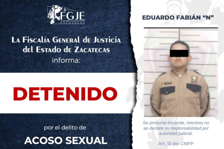 Detienen a cinco personas con órdenes de aprehensión en distintos municipios de Zacatecas