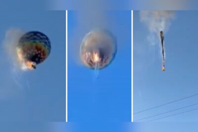 Globo aerostático cae en llamas, deja muertos y heridos en Brasil