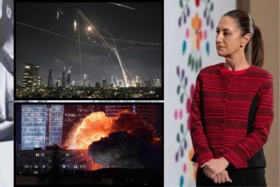 Sheinbaum llama a la paz en el conflicto entre Israel e Irán