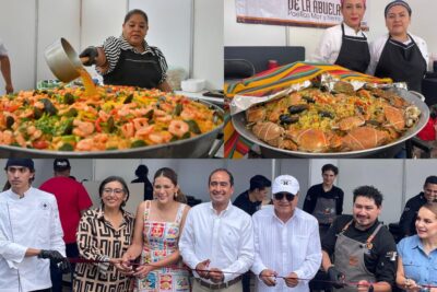 Pepe Saldívar inaugura el tradicional Festival de la Paella en Guadalupe