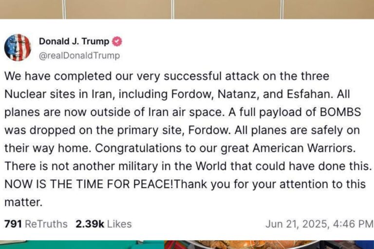 EE UU. ataca tres instalaciones nucleares iraníes