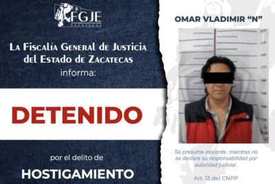 FGJEZ cumplimenta órdenes de aprehensión