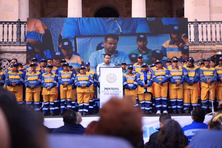 Lanzan el programa “Zacatecas Más Limpio que Nunca”: modernización, participación y orgullo capitalino