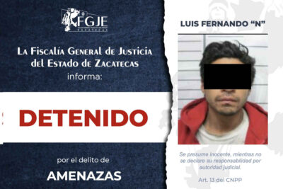 Siete personas detenidas en Zacatecas con órdenes de aprehensión por diversos delitos
