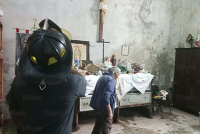 Se inundan 35 viviendas y el Centro de Salud en la comunidad El Mezquite