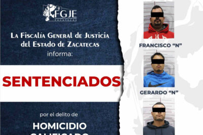 Sentencian a seis personas por homicidio de joven en centro de rehabilitación en Fresnillo