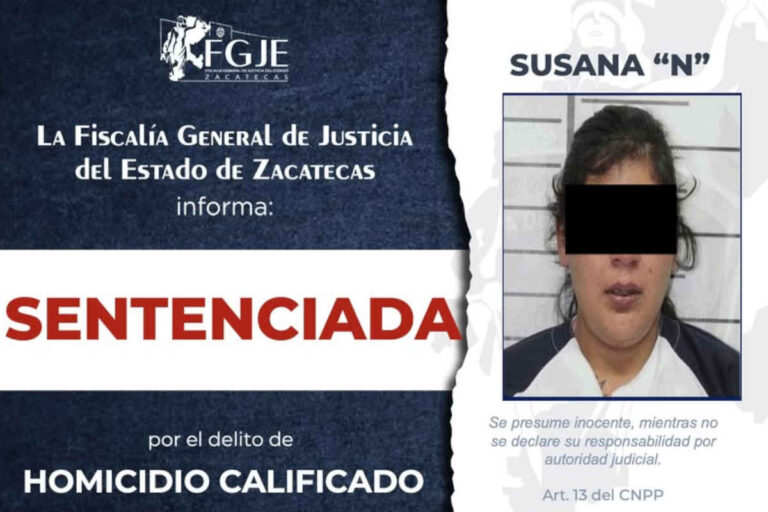 Sentencian a mujer que asesinó a 2 personas en Guadalupe, le dieron 60 años de cárcel