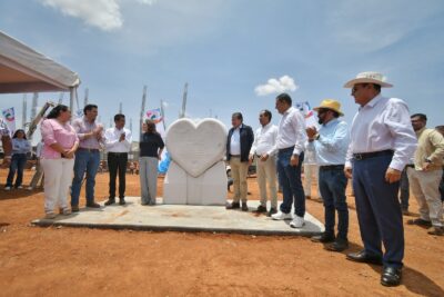 Colocan primera piedra de la Casa Cuna “Semillitas” en Guadalupe, Zacatecas