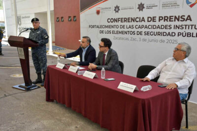 Zacatecas impulsa profesionalización policial con estancia de formación en España