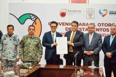 Firman convenio para que policías de Zacatecas accedan a testamentos con 50% de descuento