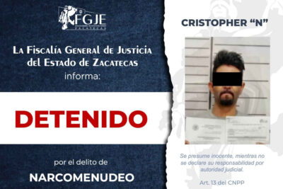 FGJEZ detiene y vincula a proceso a seis personas en las últimas 24 horas; estos son sus delitos