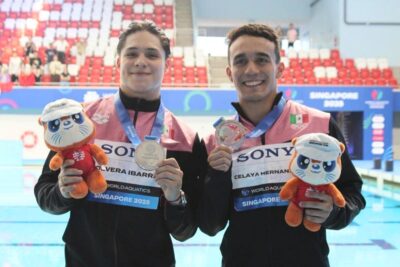 Juan Celaya y Osmar Olvera ganan plata en el Campeonato Mundial