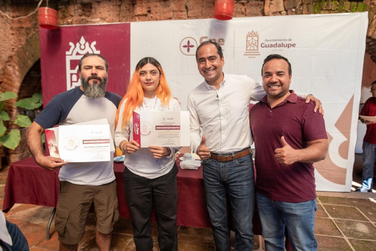 Reconoce Pepe Saldívar a los atletas guadalupenses de la Olimpiada Nacional.